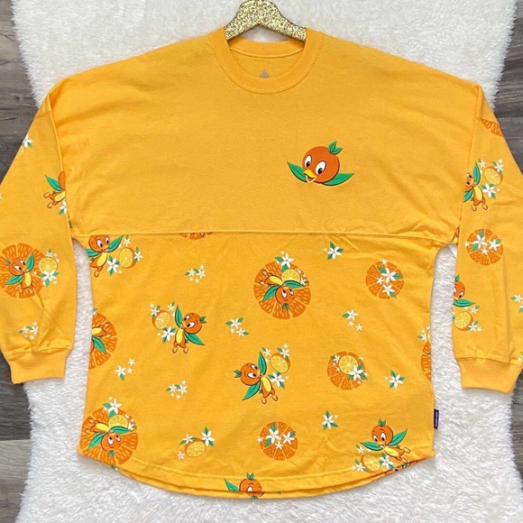 Disney Parks Spirit Jersey Original Orange Bird Flower Garden Festival Large New - Picture 2 of 11